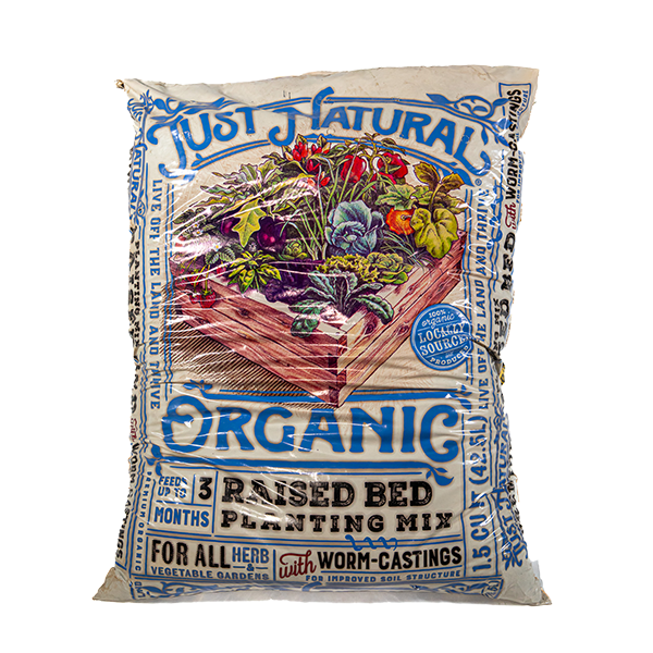 Just Natural Organic Raised Bed Planting Mix | TLC Garden Centers
